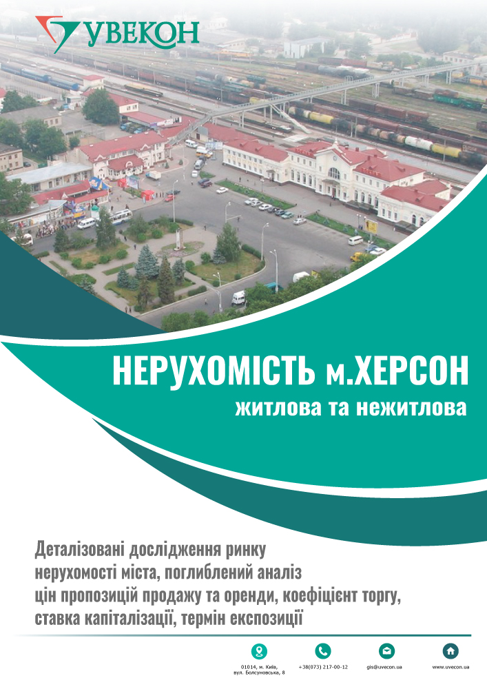 Нерухомість м. Херсон. Тенденції цінових показників