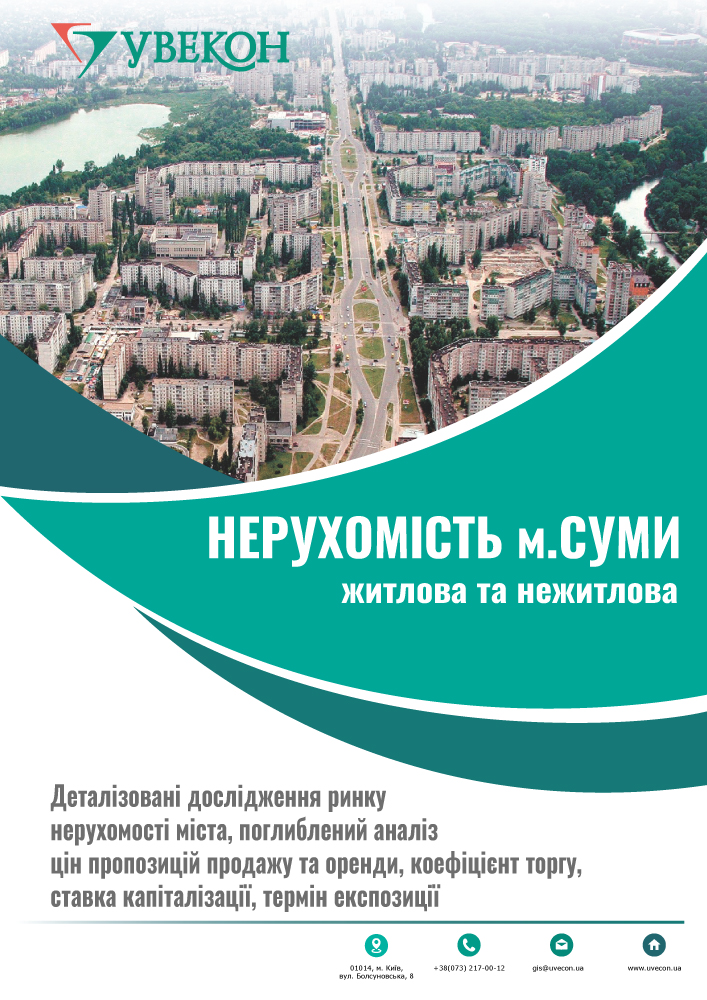 Нерухомість м. Суми. Тенденції цінових показників